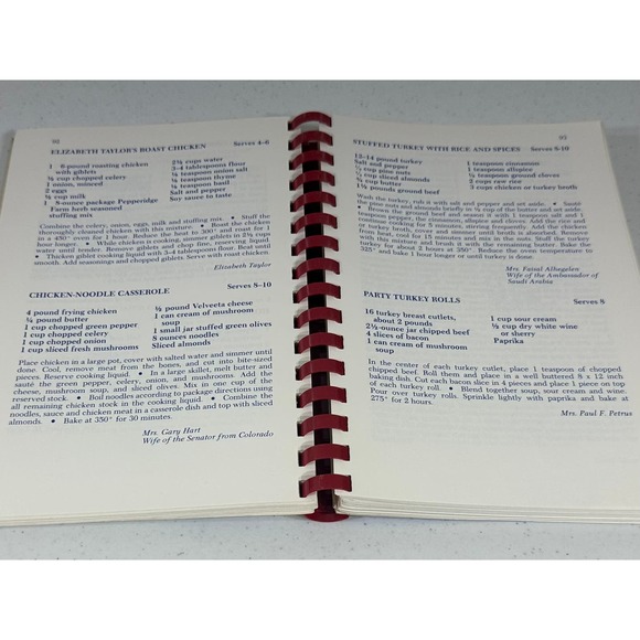 Vintage The Washington Cookbook 1982 Washington DC Kennedy Center Recipes - Picture 7 of 15